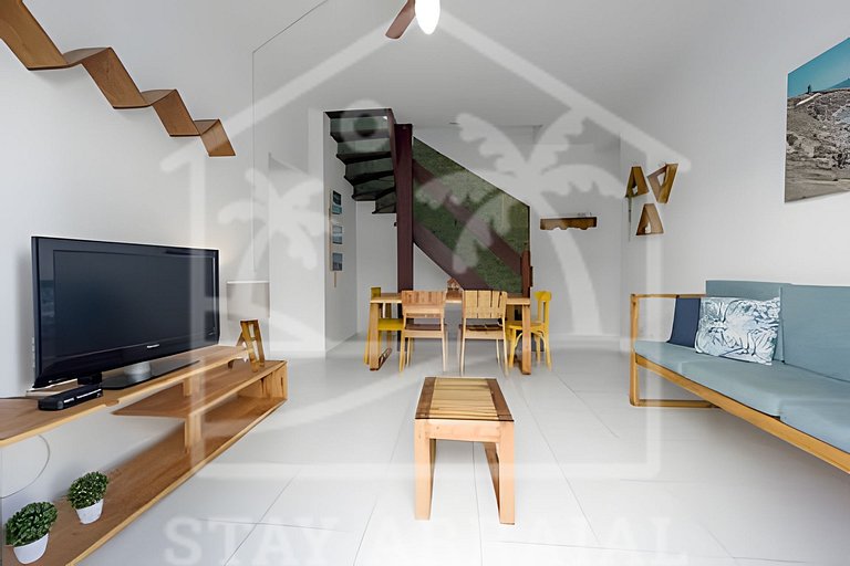 Cobertura Duplex - Churrasqueira a 1min da Prainha