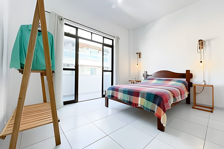 Cobertura p/ 10 | Churrasqueira + Ducha na Prainha