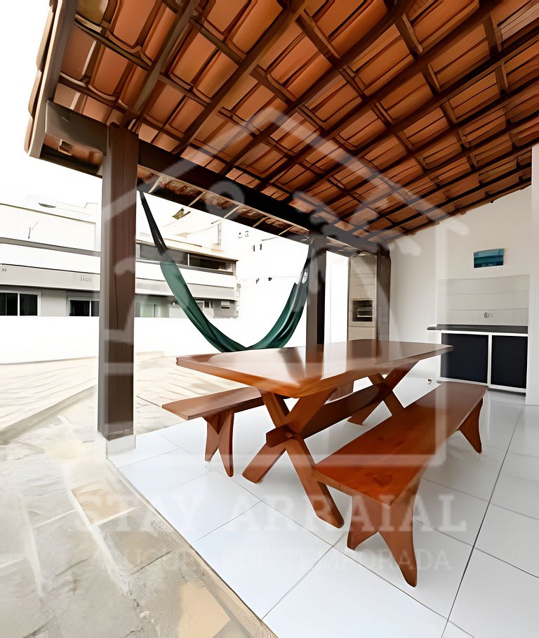 Cobertura Duplex - Churrasqueira a 1min da Prainha