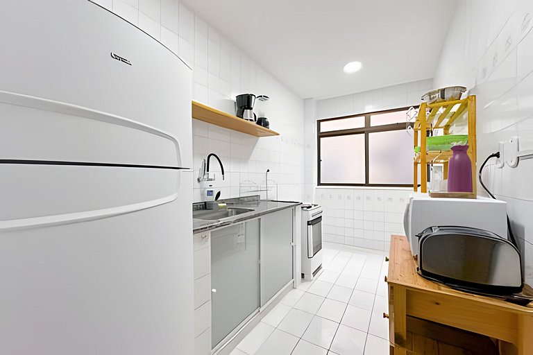 Cobertura p/ 10 | Churrasqueira + Ducha na Prainha