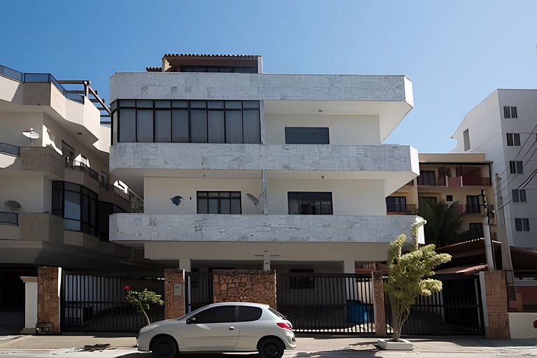 Cobertura p/ 10 | Churrasqueira + Ducha na Prainha