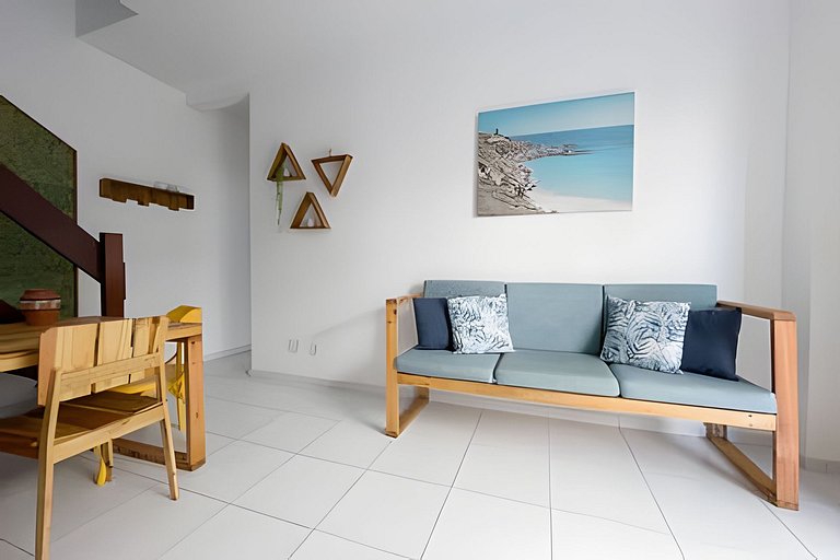 Cobertura p/ 10 | Churrasqueira + Ducha na Prainha