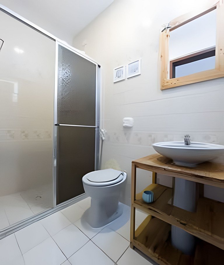 Cobertura p/ 10 | Churrasqueira + Ducha na Prainha