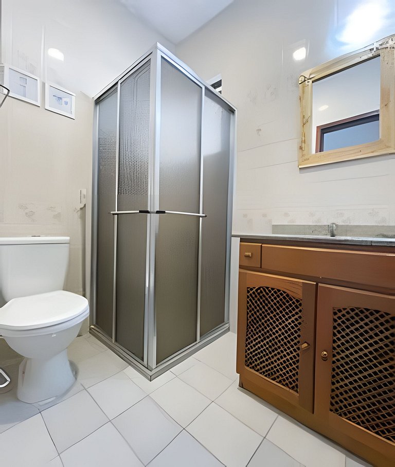 Cobertura p/ 10 | Churrasqueira + Ducha na Prainha