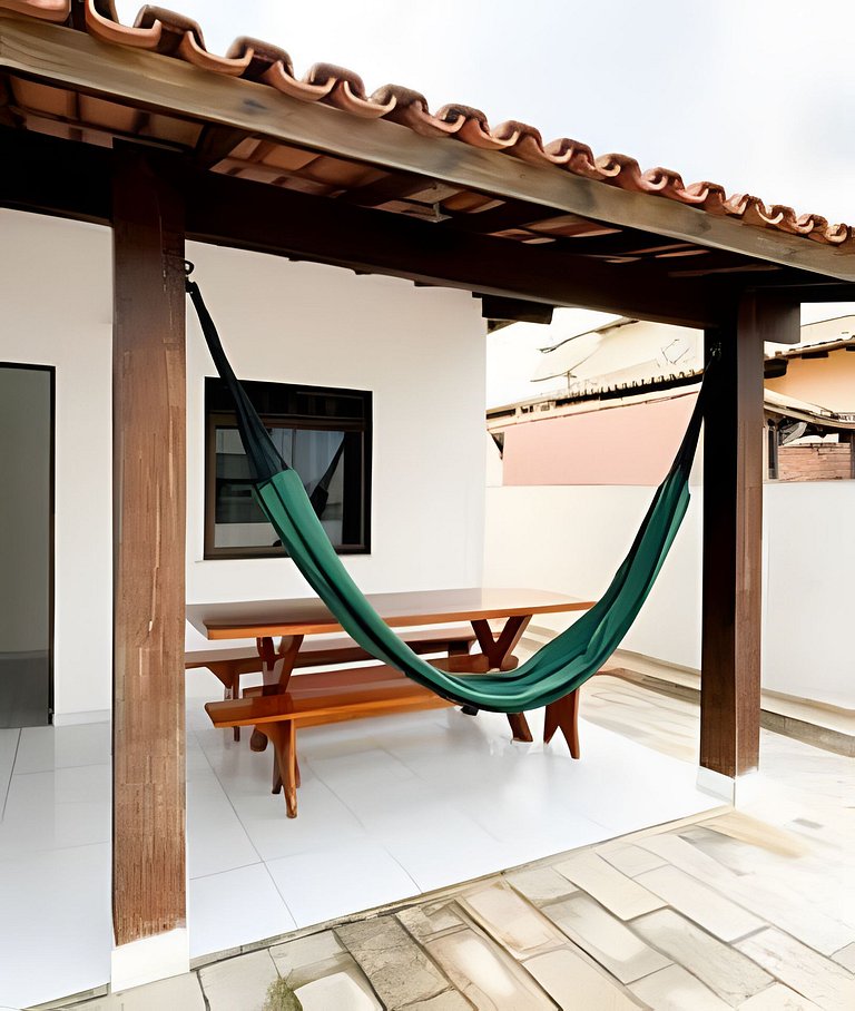 Cobertura p/ 10 | Churrasqueira + Ducha na Prainha