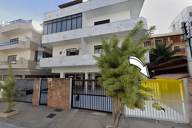 Cobertura p/ 10 | Churrasqueira + Ducha na Prainha