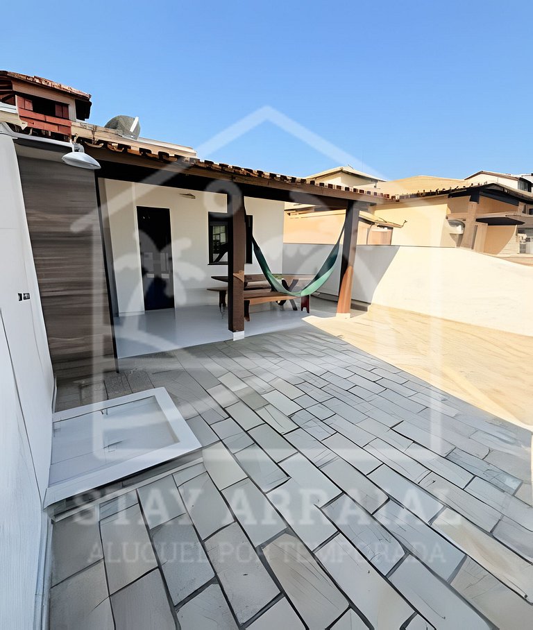 Cobertura Duplex - Churrasqueira a 1min da Prainha