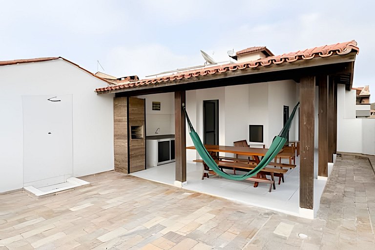 Terraco Gourmet p/ 10 | 3 Quartos a 1min Prainha