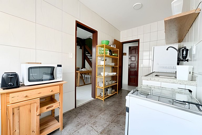 Terraco Gourmet p/ 10 | 3 Quartos a 1min Prainha