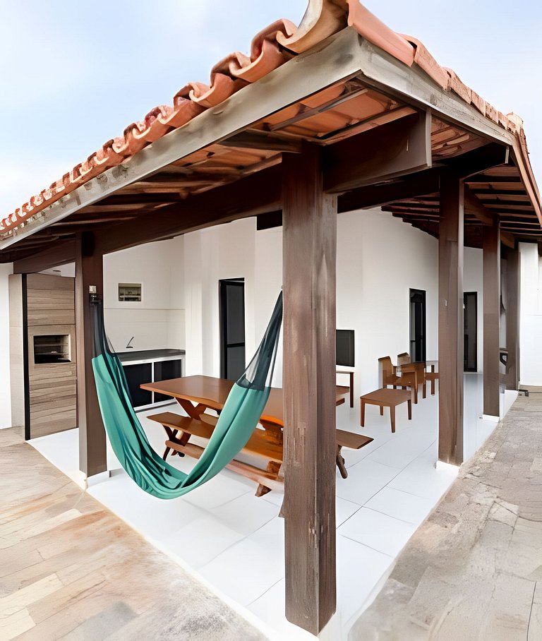 Terraco Gourmet p/ 10 | 3 Quartos a 1min Prainha