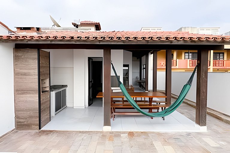 Terraco Gourmet p/ 10 | 3 Quartos a 1min Prainha