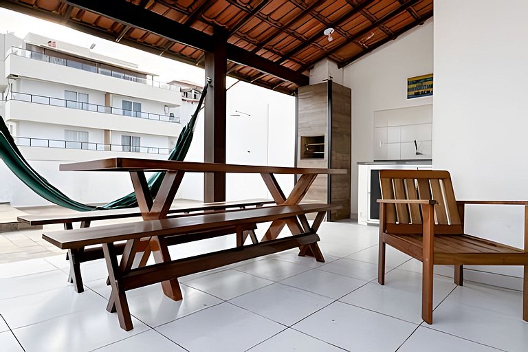 Terraco Gourmet p/ 10 | 3 Quartos a 1min Prainha