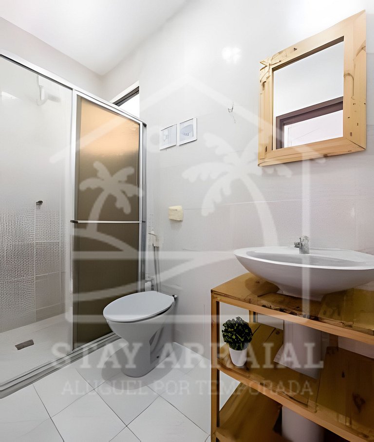 Duplex c/ Terraço e Churrasqueira 1 min da Prainha