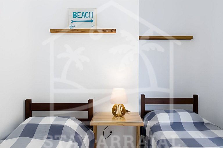 Duplex c/ Terraço e Churrasqueira 1 min da Prainha