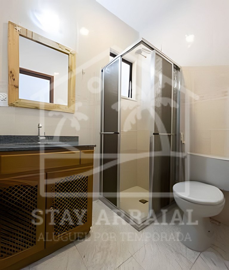 Duplex c/ Terraço e Churrasqueira 1 min da Prainha