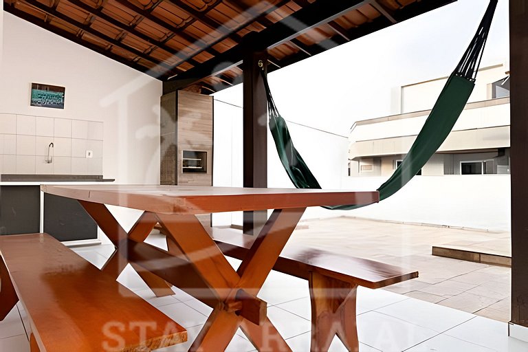 Duplex c/ Terraço e Churrasqueira 1 min da Prainha