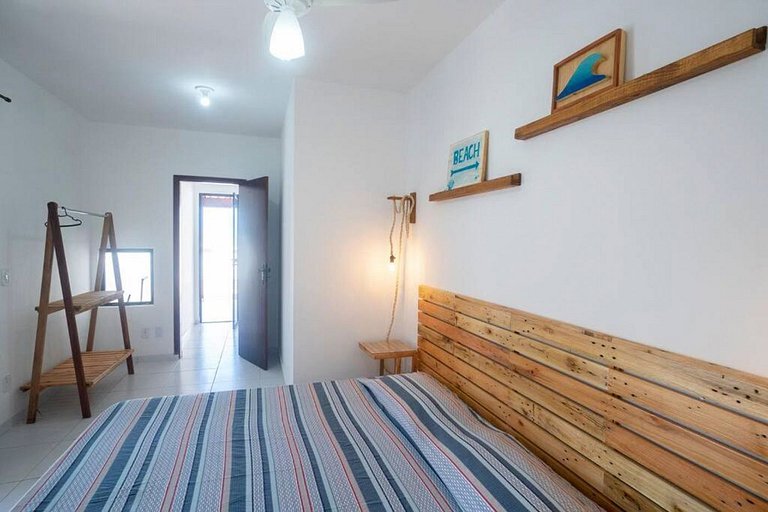 Terraco Gourmet p/ 10 | 3 Quartos a 1min Prainha