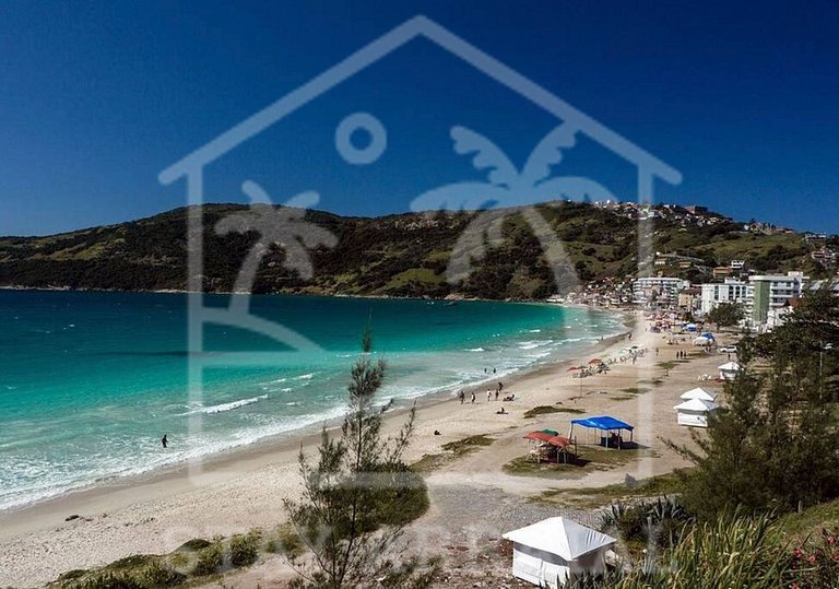 Cobertura Frente a 1 min da Prainha - Vista Ampla